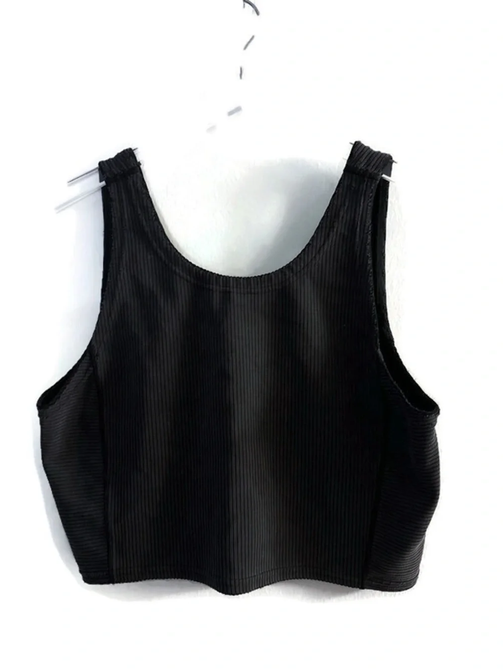 Lululemon Black ribbed top size 12